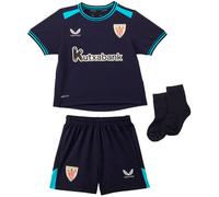 Castore - Conjunto Athletic Club Bilbao Segunda Equipación 2025-2026 Bebé, Unisex, Blue Danube-Baritone Blue, 12-18M