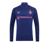 Castore Feyenoord Terdam Sudadera Azul Rosa, M Unisex