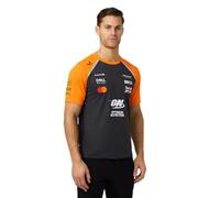 Castore McLaren F1 2025 Lando Norris Team - Camiseta para hombre, Autumn Glory / Phantom, XXX-Large