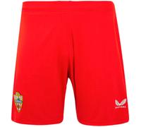Castore - Pantalón corto UD Almeria Primera Equipación 2024-2025, Unisex, Fiery Red, S