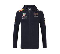 Castore Red Bull Racing F1 2025 Team - Sudadera con capucha y cremallera completa, Azul marino, Medium