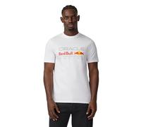 Castore Red Bull Racing F1 - Camiseta grande con logotipo frontal, Blanco, S