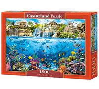 Castorland 1500 Piece Jigsaw Puzzles, Pirate Island, Ocean and (Importación USA)