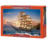 Castorland 1500 Piece Jigsaw Puzzles, Sailing at Sunset, Saili (Importación USA)