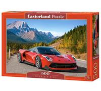 Castorland 500 Piece Jigsaw Puzzles, Mountain Ride, Fast & Fur (Importación USA)