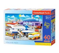 Castorland A Day at the Airport 40 Maxi pcs Puzzle - Rompecabezas (Puzzle rompecabezas, Dibujos, Niños, Niño/niña, 4 año(s), Interior) , color/modelo surtido