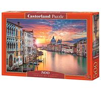 Castorland B-52479 Hobby Panoramic Venice at Sunset Jigsaw Puzzle, 500 Piezas, Multicolor