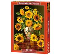 Castorland C-103843 Sunflowers in a Peacock vaas, puzzel met 1 (Importación USA)