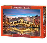 Castorland-Rialto by Night, Puzzle 1000 Teile Italy Puzle, Color carbón C-104215-2