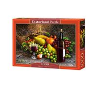 Castorland- Fruit and Wine-1000 Pieces Puzle, Color carbón (C-104604-2)