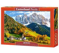 Castorland Church of St. Magdalena, Dolomites 2000 pcs Puzzle - Rompecabezas (Dolomites 2000 pcs, Puzzle rompecabezas, Paisaje, Niños y adultos, Niño/niña, 9 año(s), Interior) , color/modelo surtido