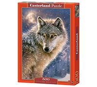 Castorland Lone wolf 500 pcs Puzzle - Rompecabezas (Puzzle rompecabezas, Fauna, Niños y adultos, Lobo, Niño/niña, 9 año(s)) , color/modelo surtido