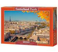Castorland Puzzle 2000 Piezas: París Visto Desde el Cielo