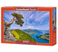 CASTORLAND Puzzle de 1000 piezas, vista al lago de Uri, Suiza, rompecabezas de paisaje, vista a la montaña, rompecabezas para adultos, Castorland C-105311-2