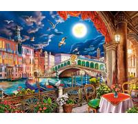 Castorland Puzzle Noche Romántica en Venecia - Puzzle de 2000 piezas