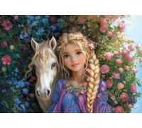 Castorland Puzzle princesa caballo 1500 piezas rompecabezas juguete