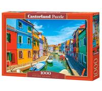 CASTORLAND Rompecabezas de 1000 piezas, colores Burano, Italia, Venecia, rompecabezas para adultos, Castorland C-105250-2