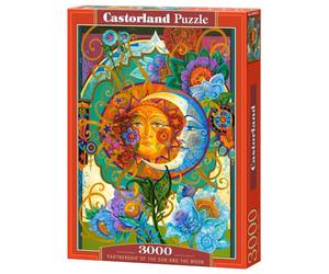CASTORLAND Rompecabezas de 3000 Piezas, asociación del Sol y la Luna, Rompecabezas artístico, Rompecabezas para Adultos, Castorland C-300679-2