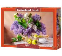 CASTORLAND Rompecabezas de 500 piezas, naturaleza muerta lila, rompecabezas de flores, naturaleza, rompecabezas para adultos, Castorland B-54091
