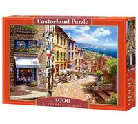 Castorland-Rompecabezas Tarde en Niza, Multicolor (Castor Printing and Publishing SP. J. C-300471-2)