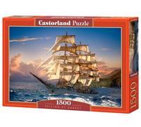 Castorland Sailing at Sunset 1500 pcs Puzzle - Rompecabezas (Puzzle rompecabezas, Buques, Niños y adultos, Niño/niña, 9 año(s), Interior) , color/modelo surtido