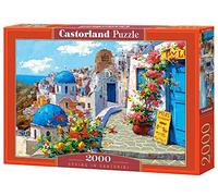 Castorland- Spring In 2000 Pieces c200603 Primavera en Santorini Jigsaw Puzzle (2000-Piece), Color