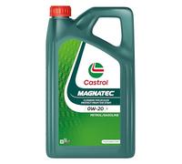 CASTROL Aceite de motor 0W-20 Magnatec Aceite sintetico E 5L Compatible con FORD Fiesta Mk6 Hatchback CB1, CCN, JA8, JR8 MONDEO IV Turnier BA7 FOCUS III Turnier Kuga Mk3 DFK S-MAX WA6