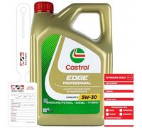 CASTROL Aceite de motor 5W-30 EDGE Professional Aceite sintetico ACEA C3 LongLife III 4L Compatible con VW Polo V Hatchback 6R1, 6C1 Golf 7 Hatchback 5G1, BQ1, BE1, BE2 Passat B8 Variant 3G5, CB5