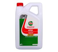 CASTROL Aceite de motor 5W-30 GTX ACEA C2 C2 5L Compatible con RENAULT Clio III Grandtour KR0/1, FIAT Scudo Familiar 220 Scudo Furgón 220, HYUNDAI i30 GD, TOYOTA Yaris Hatchback P13, PEUGEOT 108