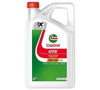 CASTROL Aceite de motor 5W-40 GTX ACEA A3/B4 API SP A3/B4 5L Compatible con VW Polo V Hatchback 6R1, 6C1 up! Hatchback 121, 122, BL1, BL2, BL3, 123 Golf VII Hatchback 5G1, BQ1, BE1, BE2 GOLF VI 5K1