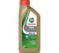 Castrol ACEITE LUBRICANTE MINERAL PARA MOTOCICLETAS MTX 10W-40, 1 LITRO