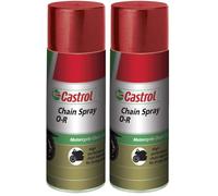 Castrol Chain Spray O-R Spray para Cadenas 400 ML (Paquete de 2)