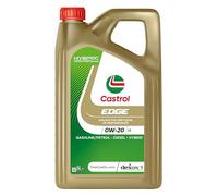 Castrol EDGE 0W-20 C5, Aceite de Motor Avanzado Sintético, Cumple con las Especificaciones ACEA C5/C6, API SQ y ILSAC GF-7, 5L
