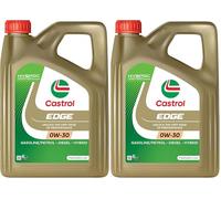 Castrol EDGE 0W-30 Aceite de Motor 4L (Paquete de 2)