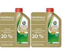 Castrol EDGE 5W-30 M Aceite de Motor 1L (Paquete de 2)