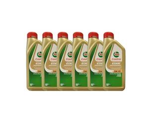 Castrol Edge Professional A5 0W-30- Juego de latas de lubricante de motor (6 unidades de 1 litro, para Volvo, ACEA A5/B5)