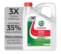 Castrol GTX 10W-40 A3/B4 Aceite de motor semisintético, 4L
