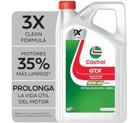 Castrol GTX 10W-40 A3/B4 Aceite de motor semisintético, 5L