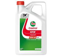CASTROL GTX A3/B3 Aceite de motor 15W-40 Aceite mineral Aceite para motor 5L