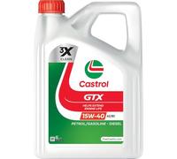 Castrol GTX Aceite de Motores 15W-40 A3/B3 4L (Sello inglés)