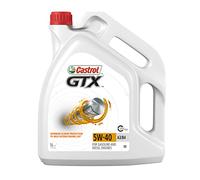 Castrol GTX High Mileage Aceite de Motores 5W-40 A3/B4 5L (Sello alemán)