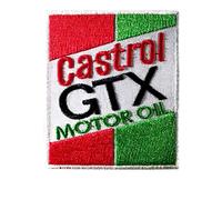 Castrol GTX parche patch bordado con logotipo para planchar de hierro en apliques