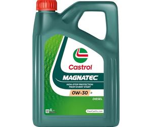 Castrol Magnatec 0W-30 D Q3 4L | Aceite de motor sintético para automóviles con sistema Start & Stop | ¿Lubricante para automóviles de baja viscosidad? Para una protección avanzada y una máxima