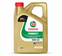 Castrol Power 1 4L Aceite Motor 4 Tiempos 10W40 API SN JASO MA2 Moto