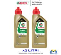 Castrol POWER1 4T 20W50 Aceite Motor Moto Formula 3 IN 1 Nuevo Formato 2 Lt