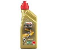 Castrol POWER1 Racing 4T 10W-50 Aceite de Moto 1L | Sintético HC 4T, API SN / JASO MA-2, apto para catalizador, protege motor, transmisión y embrague sumergido