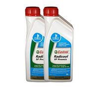 Castrol Radicool SF Premix - Líquido para radiador anticongelante líquido refrigerante para coche, paquete de 2 x 1 l.
