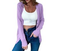 Casual Cardigan Sweater for Women V-Neck Button Down Open Knit Outerwear Lightweight Fall Winter 2025 Cashmere Top