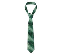 Casual Corbata de Boda Línea Dorada de Mármol Verde Corbatas Hombres Formales Corbata Delgada para Negocio Boda Diariamente