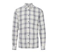 Casual Friday Camisa 'Anton' ecru / gris L ecru / gris
